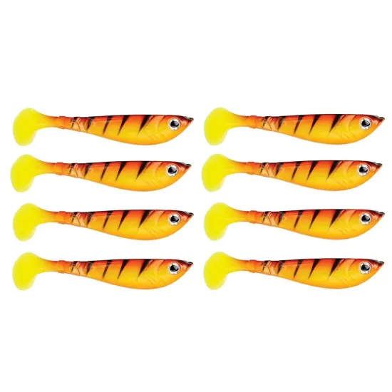 Przynęta ripper Pulse Shad Berkley hot yellow perch 6cm 8 sztuk