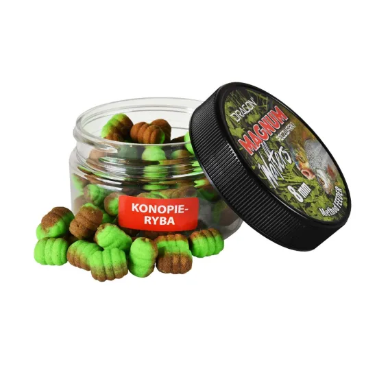 Poczwarki Magnum Wafters konopie-ryba 8mm Dragon 60ml