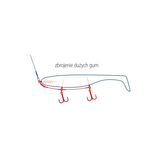Systemik Dragon do zbrojenia gum 1x7 Surflon 14kg 11cm kotwica 1/0-108722