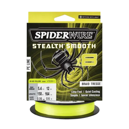Plecionka spinningowa Spiderwire Steal Smooth 8 Yellow 0.06mm 150m