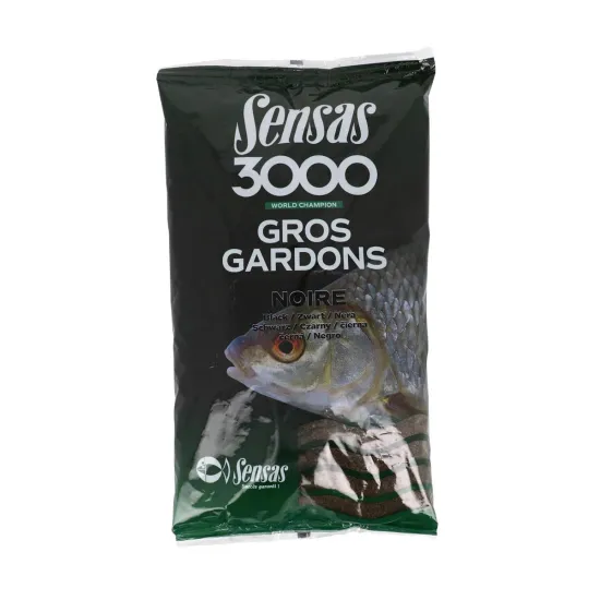 Zanęta wędkarska Gros Gardons Noire 3000 Sensas 1kg