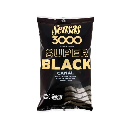 Zaneta wędkarska 3000 Super Black Canal Sensas 1kg