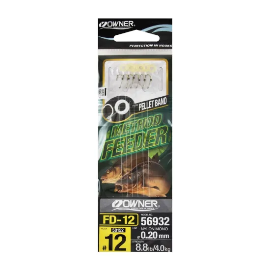 Haczyki z przyponem Owner FD12 rozmiar 12