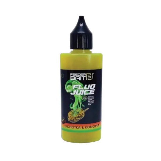 Fluo Juice F1 Ochotka & Konopia Feeder Bait 50ml