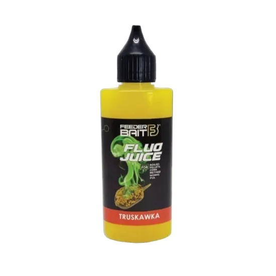 Fluo Juice Truskawka Feeder Bait 50ml
