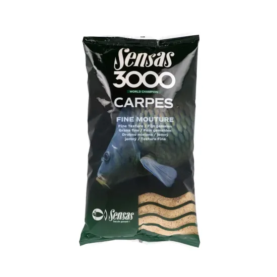 Zanęta wędkarska Carpe Fine Mouture 3000 Sensas 1kg