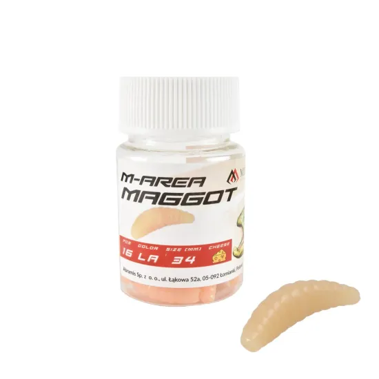 Przynęta M-Area Maggot latte Mikado 34mm