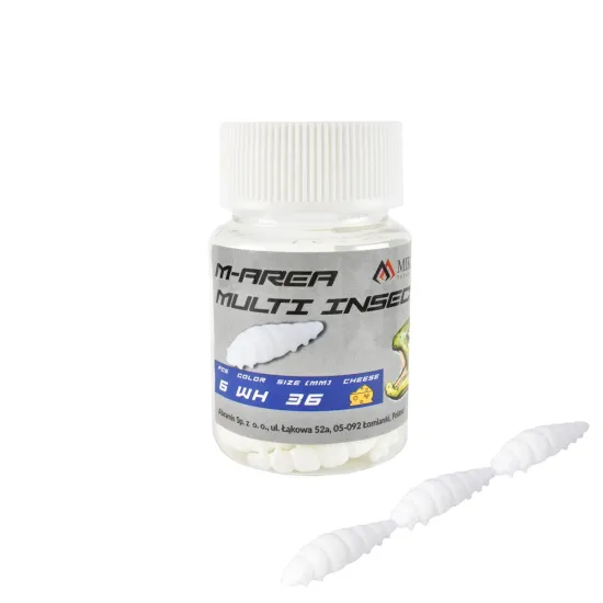 Przynęta M-Area Multi Insect white Mikado 3x36mm