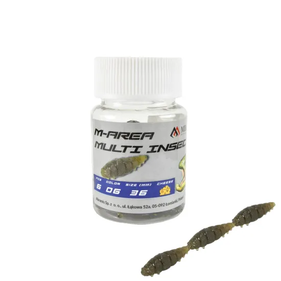 Przynęta M-Area Multi Insect olive green Mikado 3x36mm