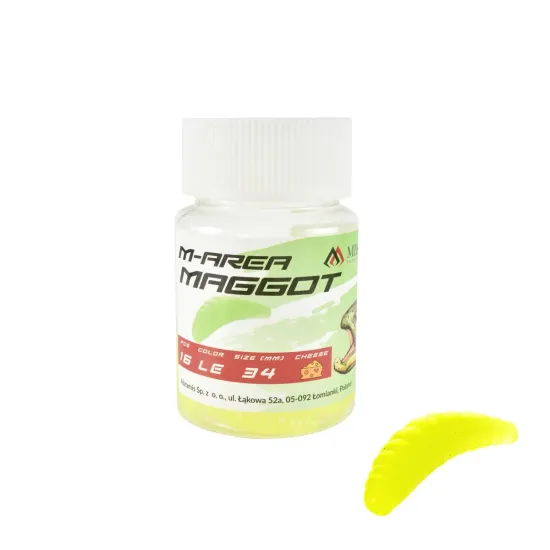 Przynęta M-Area Maggot lemon Mikado 34mm
