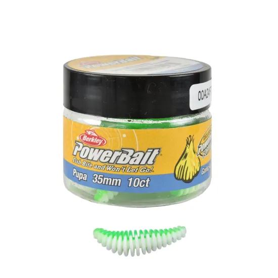Przynęta Powerbait Pupa 35mm spring green white Berkley