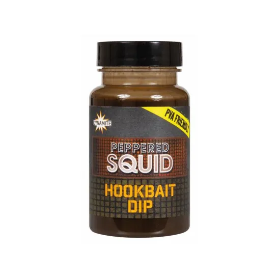Dip Peppered & Squid Dynamite Baits 100ml