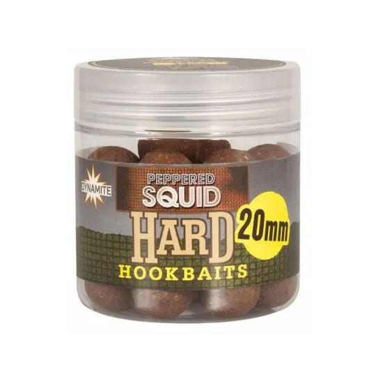 Kulki Hard Hookbaits Peppered & Squid 20mm Dynamite Baits 190g