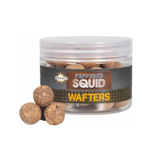 Wafters Peppered & Squid 15mm Dynamite Baits 90g