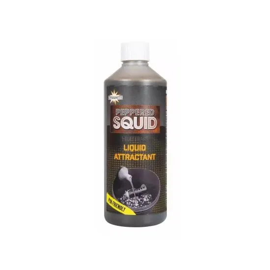 Atraktor spinningowy Peppered Squid Liquid Dynamite Baits 500ml
