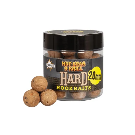 Kulki Hard Hookbaits Hot Crab & Krill Dynamite Baits 20mm