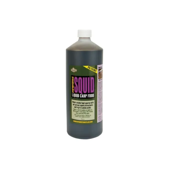 Płynny pokarm Liquid Squid Dynamite Baits opakowanie 1 litr