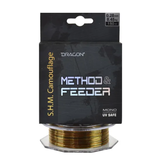 Żyłka do methody Dragon S.H.M. Camouflage Method & Feeder 0.28mm 150m