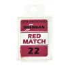 Haczyki spławikowe Drennan Red Match rozmiar 22 20 sztuk