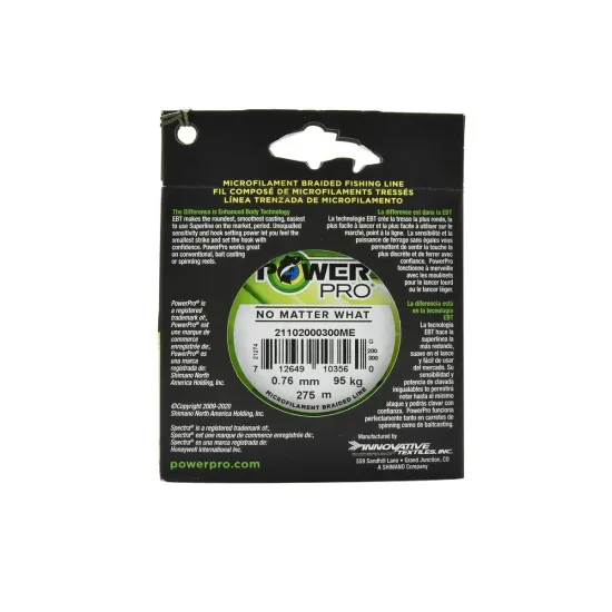 Plecionka sumowa Power Pro Moss Green 0,76mm 275m-112319