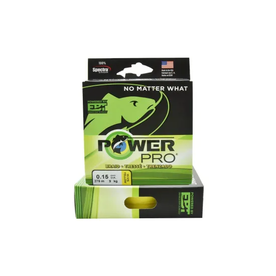 Plecionka spinningowa Power Pro Hi-Vis Yellow 0,15mm 275m