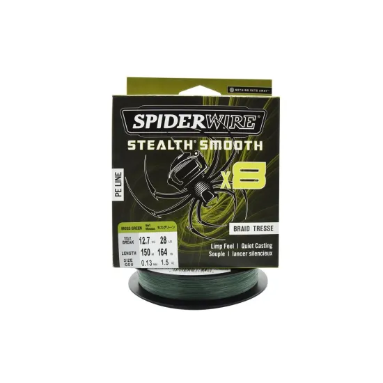 Plecionka spinningowa Spiderwire Steal Smooth 8 Moss Green 0.13mm 150m