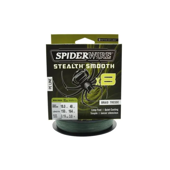 Plecionka spinningowa Spiderwire Steal Smooth 8 Moss Green 0.19mm 150m