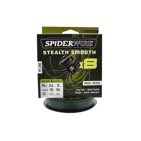 Plecionka spinningowa Spiderwire Steal Smooth 8 Moss Green 0.23mm 150m