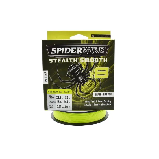 Plecionka spinningowa Spiderwire Steal Smooth 8 Yellow 0.23mm 150m