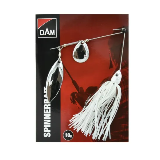 Przynęta obrotowa DAM Spinnerbait 22g pearl white