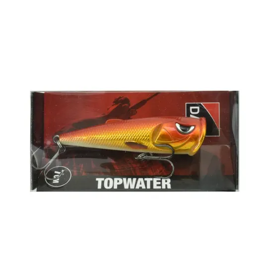 Wobler Topwater DAM 7cm / 9g gold orange