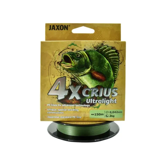 Plecionka spinningowa Jaxon Crius 4X Army Green 0.042mm 150m