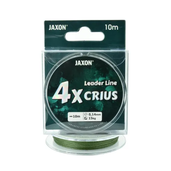 Plecionka przyponowa Jaxon Crius 4X Leader Line 0.14mm 10m