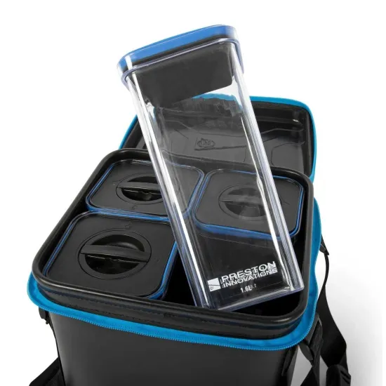 Torba Eva z pojemnikami do przechowywania zanęty i pelletu 1.6l Preston-113173