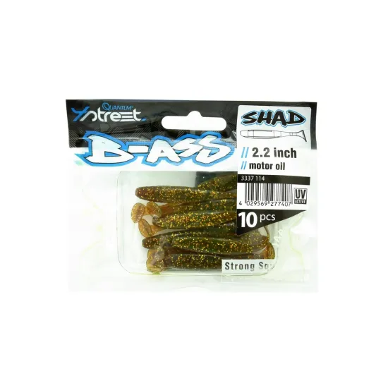 Przynęta ripper 4 Street B-Ass Shad 5.6cm / 10 sztuk motor oil