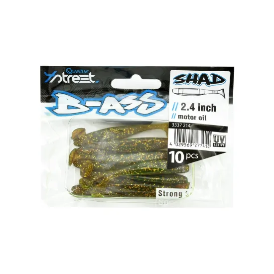 Przynęta ripper 4 Street B-Ass Shad 6.1cm / 10 sztuk motor oil