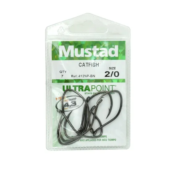 Haczyki sumowe Mustad Ultra Point 00412NPBN rozmiar 2/0 7 sztuk