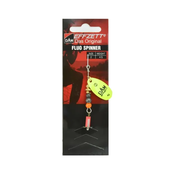 Błystka obrotowa Effzett Fluo Spinner 2 4g yellow