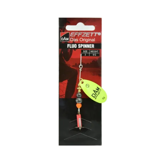 Błystka obrotowa Effzett Fluo Spinner 3 6g yellow
