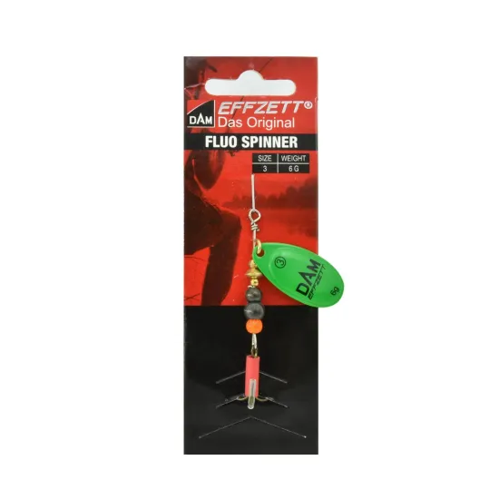 Błystka obrotowa Effzett Fluo Spinner 3 6g green