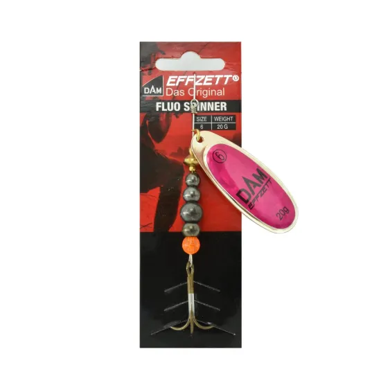 Błystka obrotowa Effzett Fluo Spinner 6 20g magenta prisma