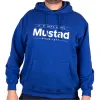 Bluza z kapturem Mustad niebieska XL