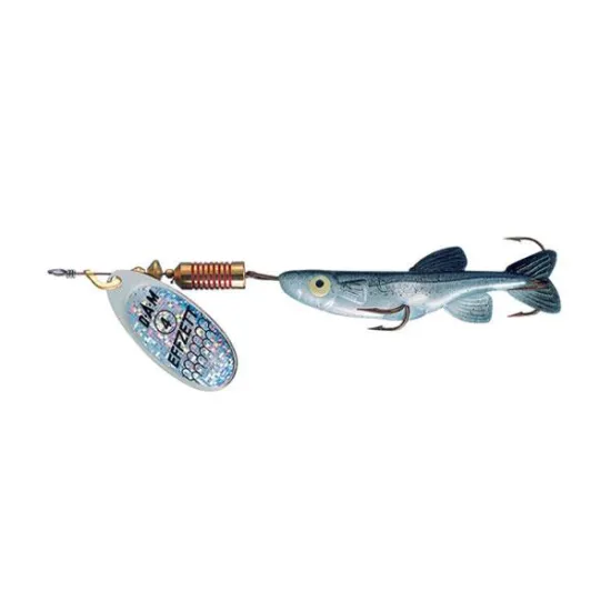 Błystka obrotowa Minnow Effzett silver / black 5g