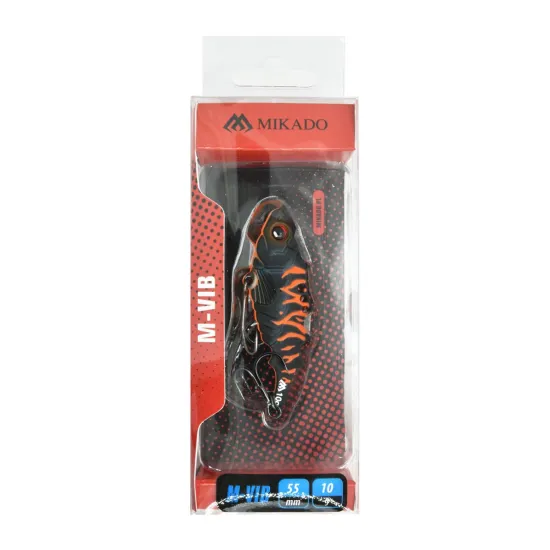 Cykada Mikado M-Vib mat black tiger 10g 5,5cm