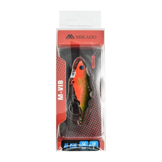 Cykada Mikado M-Vib red stickleback 10g 5,5cm