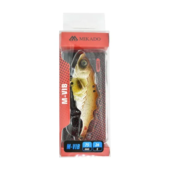 Cykada Mikado M-Vib natural stickleback 26g 7,5cm