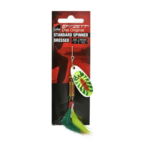 Błystka obrotowa Effzett Dressed Spinner fireshark 4 10g