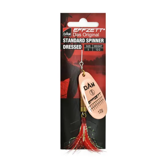 Błystka obrotowa Effzett Dressed Spinner copper 5 12g