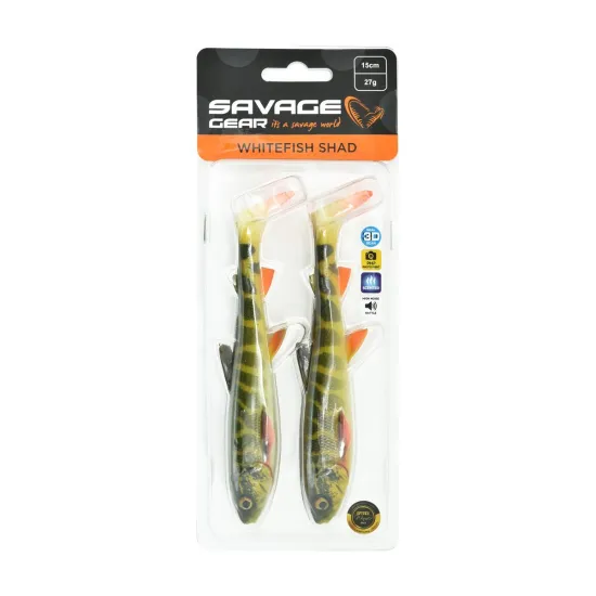 Przynęta ripper Savage Gear 3D Whitefish Shad 15cm/27g pike 2 sztuki