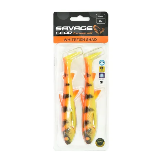 Przynęta ripper Savage Gear 3D Whitefish Shad 15cm/27g golden ambulance 2 sztuki